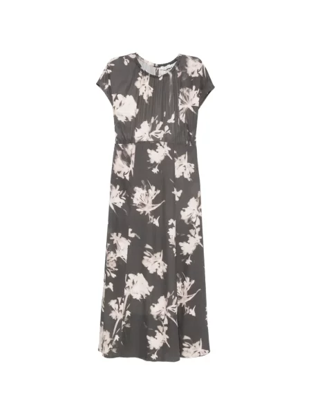 Rochie midi Marc O'polo cu model floral cu imagine gri