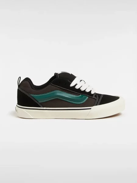 Кожени ниски кецове Vans Knu Skool черно