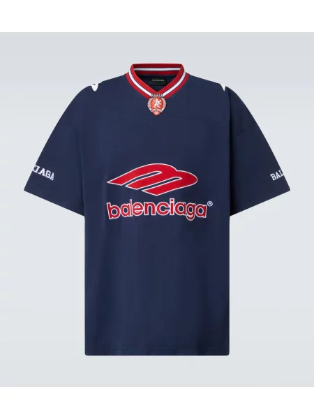 Jersey majica Balenciaga modra