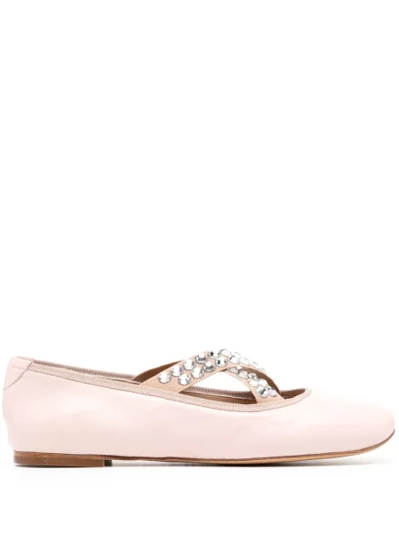 Balerini Casadei de cristal roz