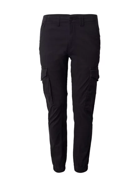 JACK & JONES Παντελόνι cargo μαύρο
