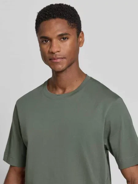 Koszulka polo o kroju slim fit z dekoltem w serek model Braian' Drykorn