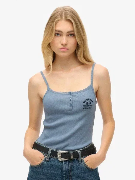Top Superdry niebieski