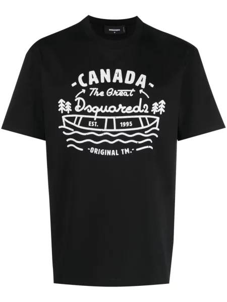 Tricou Dsquared2 cu imagine negru