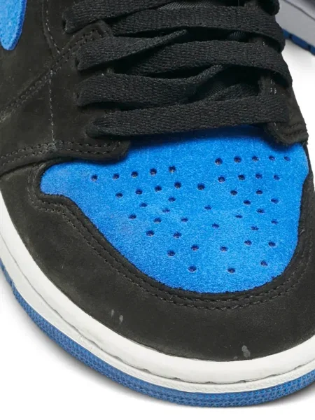 Sneakerși Jordan din piele de căprioară negru