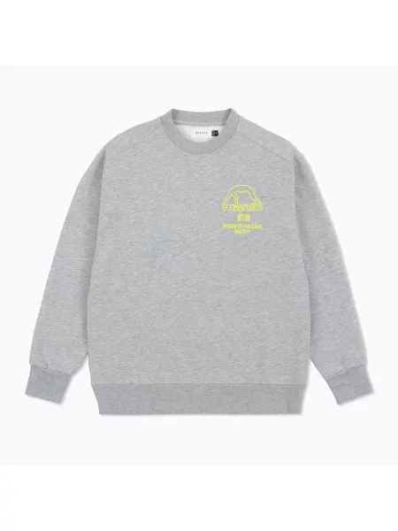 Bluza MANTO Society melanż szara