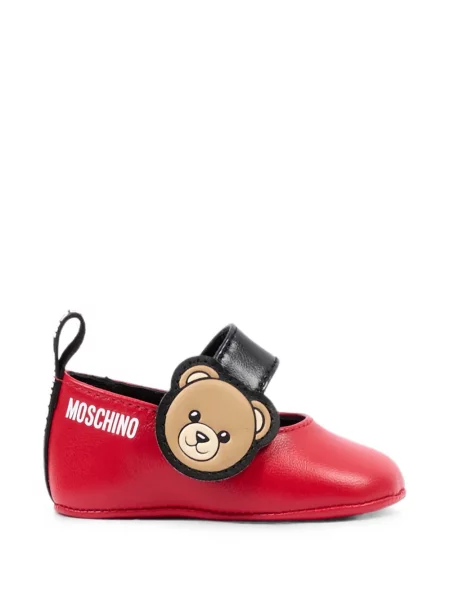 Balerinki dziecięce Moschino czerwone