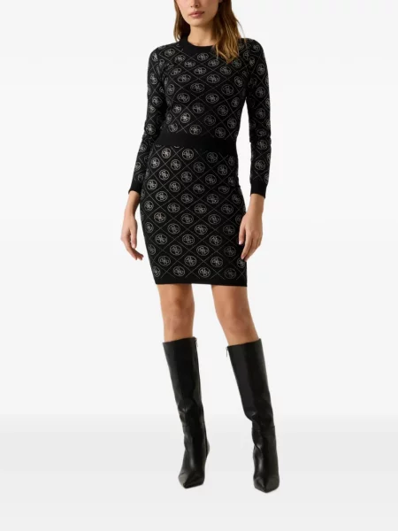 Stras pulover Guess negru