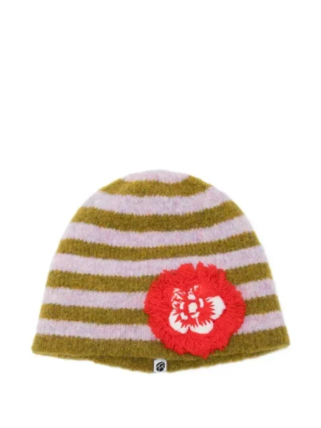 Шапка Yanyan Knits на цветя виолетово