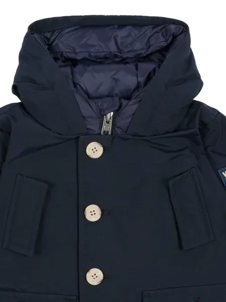 Parka dziecięca Woolrich niebieska