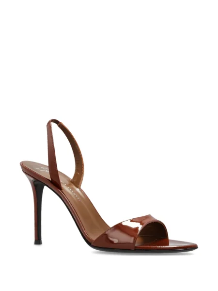 Pantofi cu toc Giuseppe Zanotti slingback maro