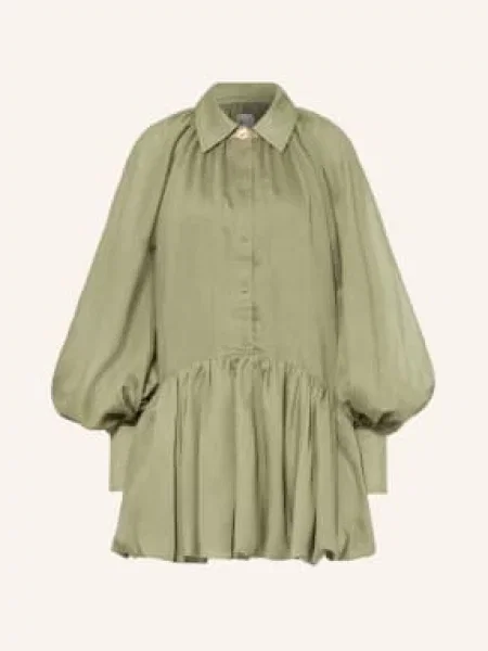 Aje. Sukienka Koszulowa Mietta gruen zielona