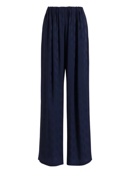 Pantaloni Alberta Ferretti albastru
