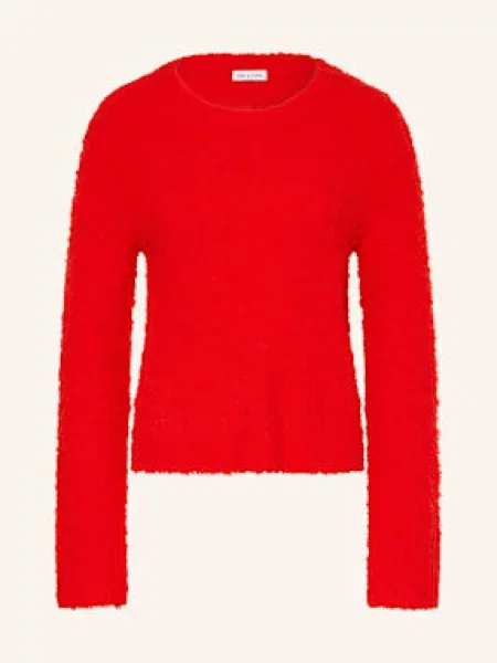 Mrs & Hugs Sweter Z Bouclé rot czerwony
