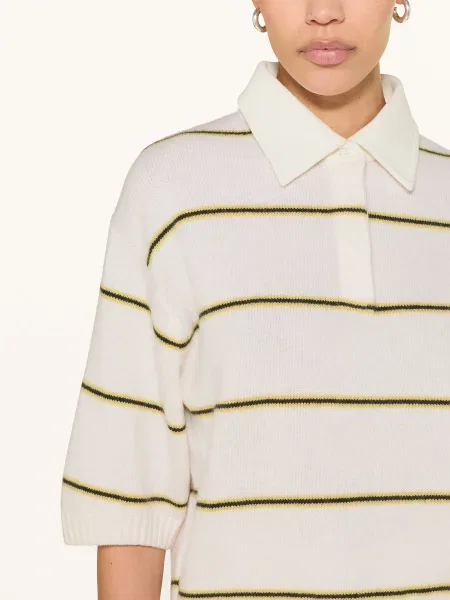 Dorothee Schumacher Svetr Sporty Statements S Kašmírem krémová / žlutá černá