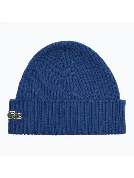 Шапка Lacoste синяя