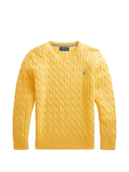 Sweter dziecięcy Polo Ralph Lauren żółty