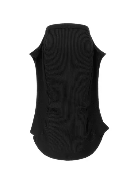 Fusta maxi Issey Miyake tricotate negru