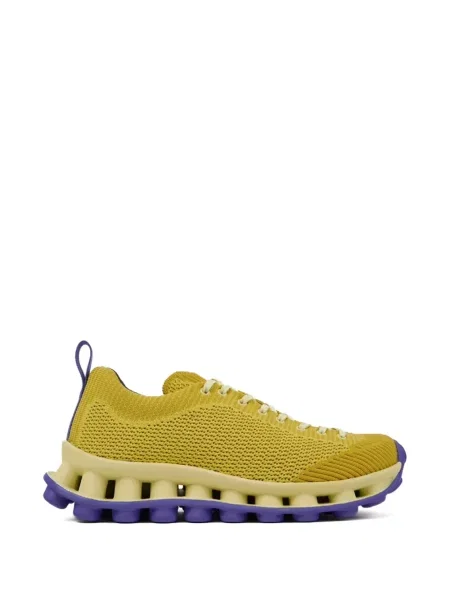 Sneakerși Camper tricotate galben