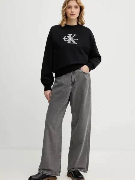 Palton Calvin Klein Jeans negru