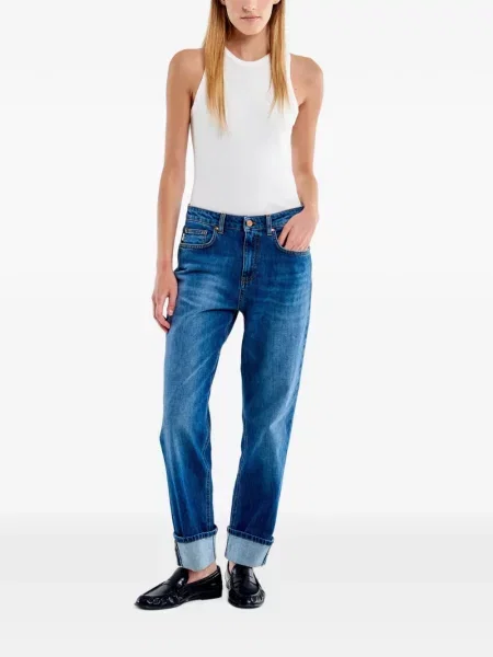 Blugi mom fit Vicolo albastru