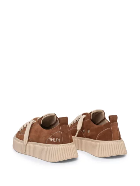 Sneakerși Rhun din piele de căprioară maro