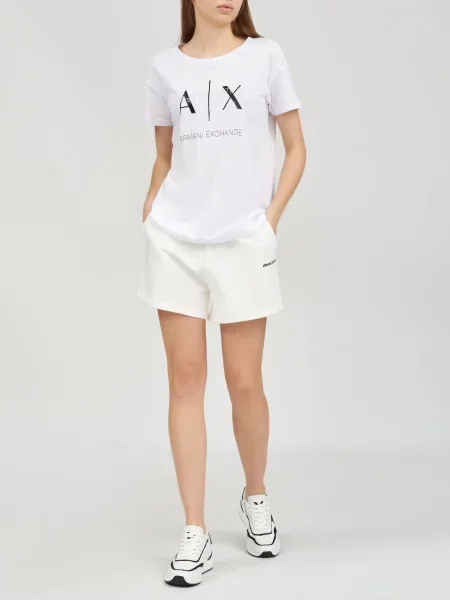 Шорти Armani Exchange білі