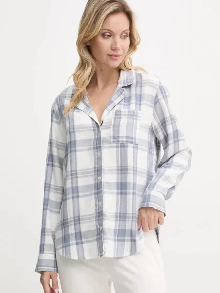 Pyžamová košile Hollister Co. modrá