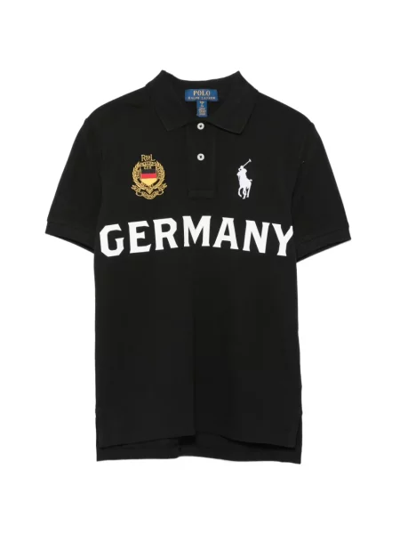 Koszulka polo dziecięca Polo Ralph Lauren czarna