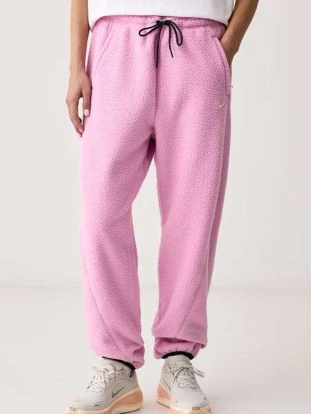 Nike Sportswear spodnie dresowe polarowe różowe