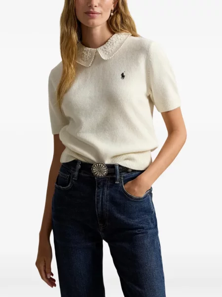 Είδος υφάσματος σκούφος Polo Ralph Lauren κλασικό με κορδόνια λευκό