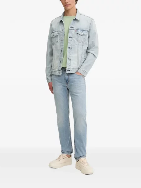 Pulover Levi's® cu autograf cu cordon cu 5 buzunare alb