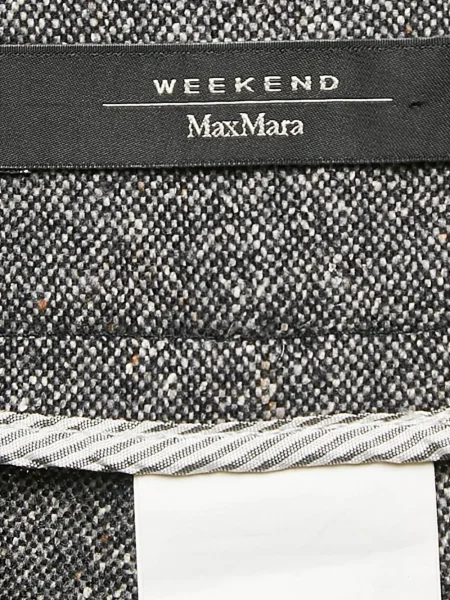 Pantaloni Weekend Max Mara din tweed gri