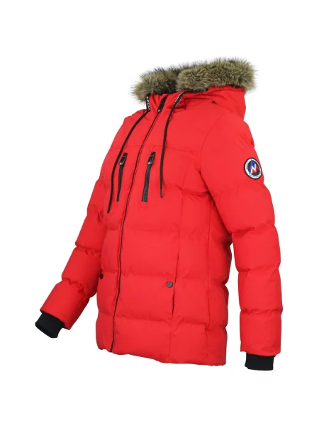 Geacă parka Peak Mountain roșu