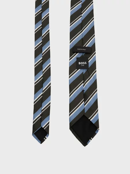 Шелковый галстук Boss в полоску