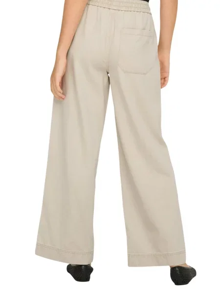 ONLY Pantaloni ONLMAISA crem negru