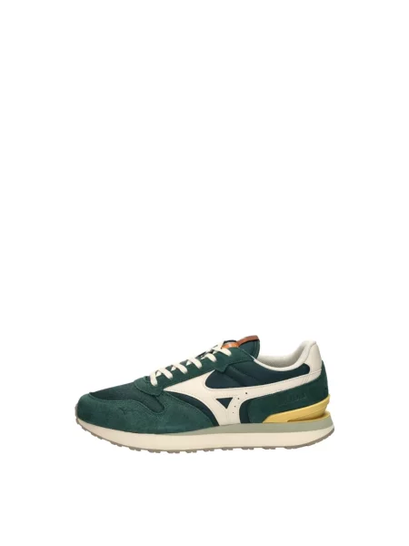 Sneakersy Mizuno skórzane zielone