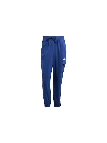 Cargo nohavice Adidas s autogramom modrá