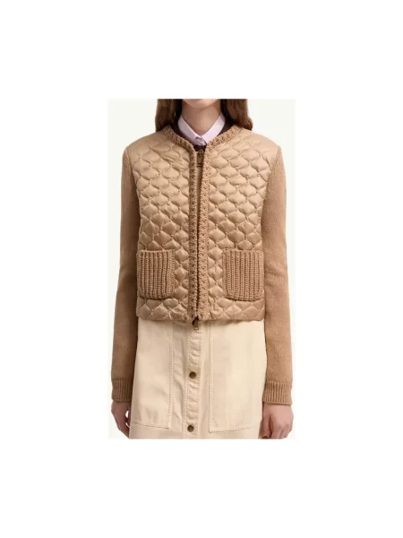 Kardigan Moncler brązowy