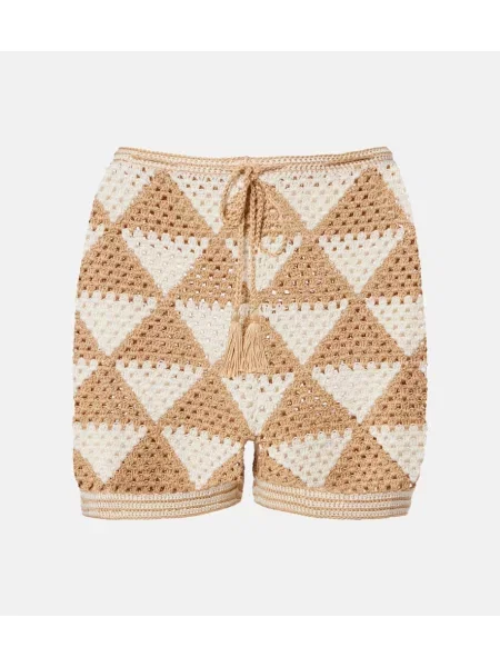 Szorty Anna Kosturova białe