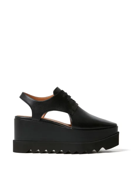 Pantofi derby Stella Mccartney cu pană negru