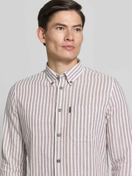 Koszula casualowa o kroju regular fit z dodatkiem lnu Pme Legend