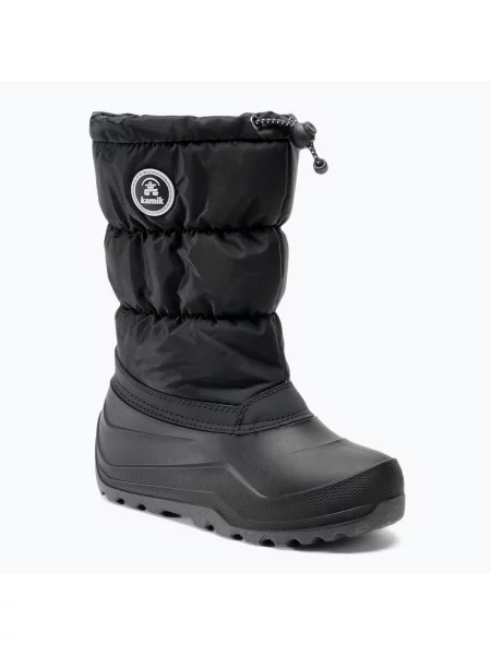Śniegowce chłopięce Kamik Snowcozy black czarne