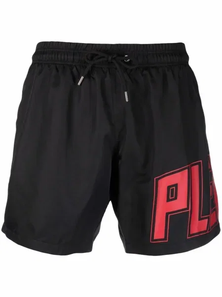 Slip de baie Philipp Plein cu imagine negru