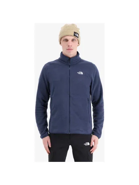 Polar The North Face Glacier Fleece Full Zip Tormenta S niebieski