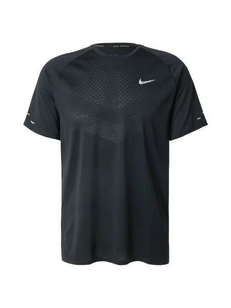 NIKE Tricou funcțional ADV STRIDE gri deschis negru