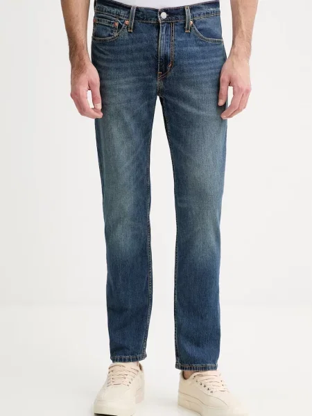 Levi's jeansy SLIM granatowe