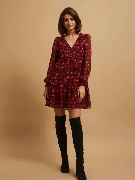 Rochie de seară Marisse evazată negru