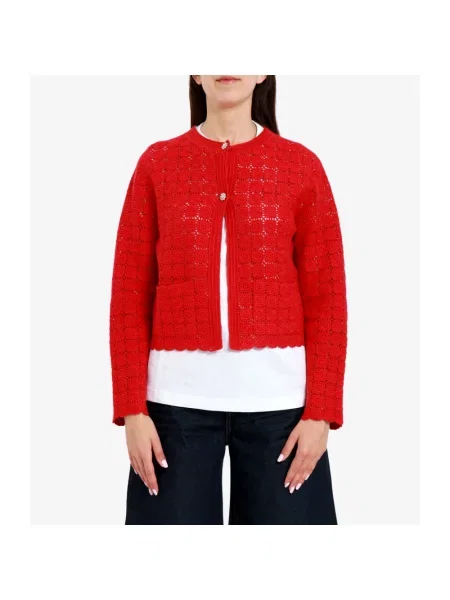Sweter Semicouture czerwony