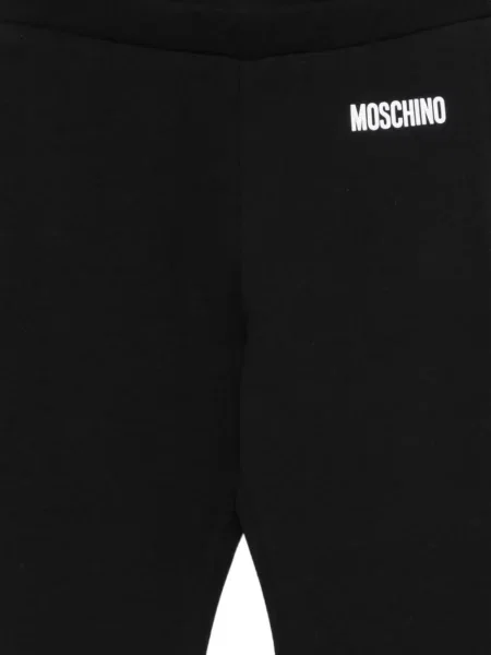 Spodnie dziecięce Moschino czarne